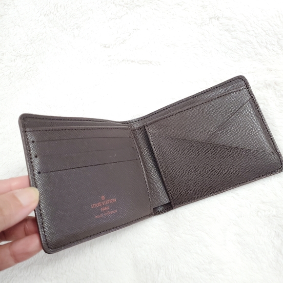 Louis Vuitton damier ebene DE men's bifold wallet - Picture 7 of 7